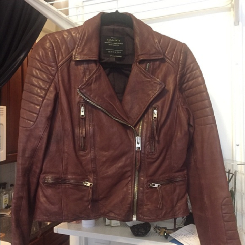 Oxblood Leather Jacket Womens - Right Jackets