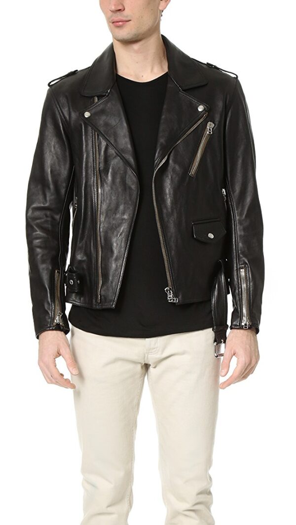 Phillip Lim leather motorcycle jacket