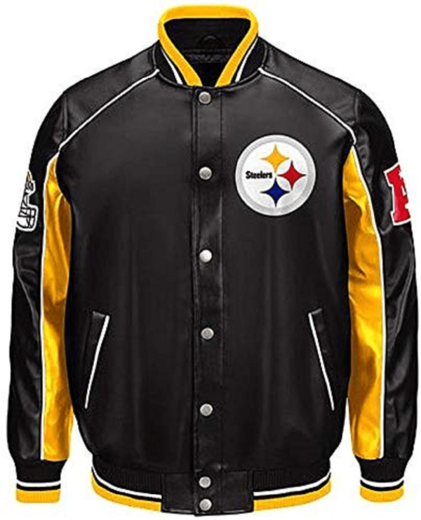 Pittsburgh NFL Steelers Leather Jacket