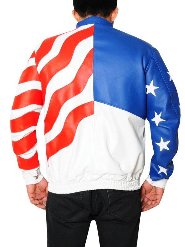 Professional Rapper American Flag Vanilla Ice Jacket
