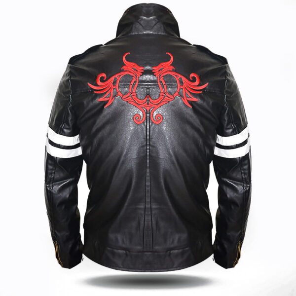 Prototype Alex Mercer Mens Cosplay Gaming Costume Black Biker Leather Jackets