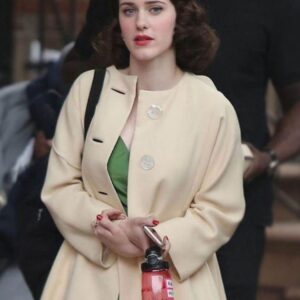 Rachel Brosnahan The Marvelous Mrs Maisel Beige Coat