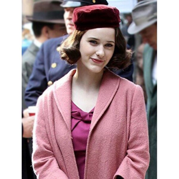 Rachel Brosnahans The Marvelous Mrs. Maisel Pink Coat
