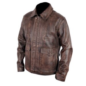 Indiana Jones Raider Of The Lost Ark Leather Jacket - Right Jackets