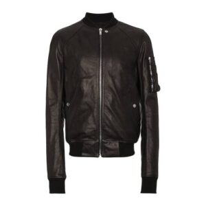 Rick Owens Geo Leather Jacket