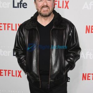 Ricky Gervais Black Jacket