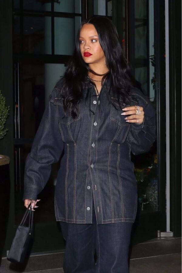 Rihannas Moment Best Style Denim Jacket