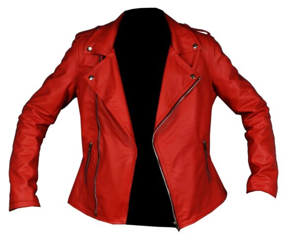 Riverdale South Side red Biker Leather Jacket