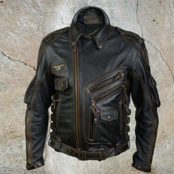 Road Wear By Buffalo Black Leather Jackets