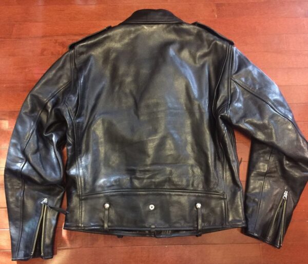 Roadstar Vintage Black Horsehide Buco Leather Jackits