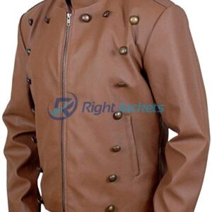 Rocketeer Cliff Secord Brown Leather Jacket 4