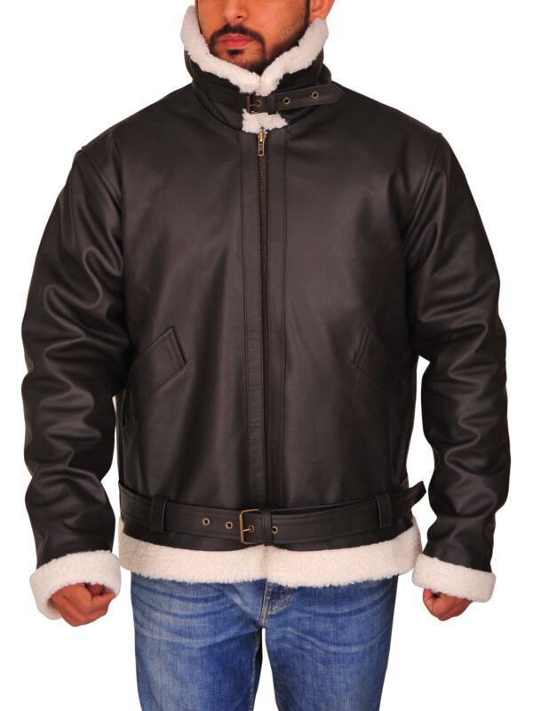 Rocky IV Balboa Sylvester Stallone Leather Jacket front