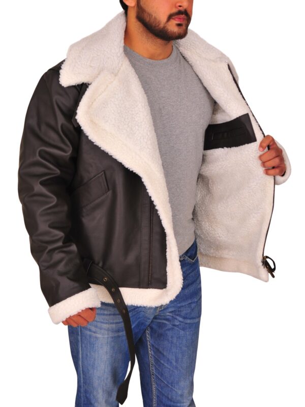 Rocky IV Balboa Sylvester Stallone Leather Jacket side open