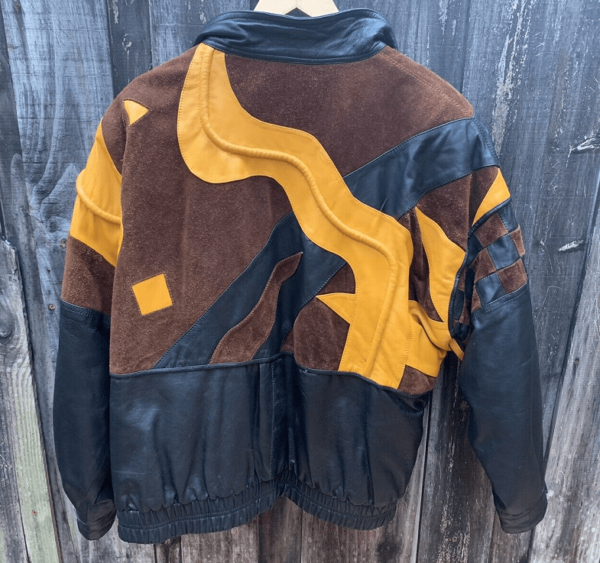 Sanzzini Retro Vintage Leather Jacket
