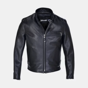 Schott Cafe Racer Motorcycle Leather Jacket