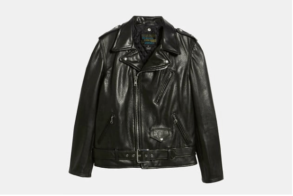 Schott Oil Tanned Leather Moto Jacket