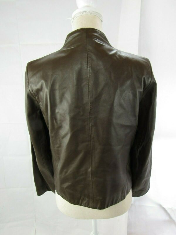 Siena Studios Brown Leather Jacket
