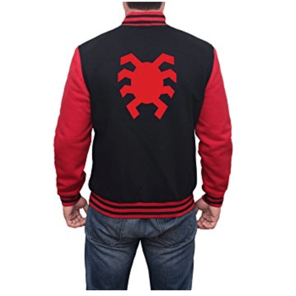 Spider Man Far From Home Red Varsity Jackets