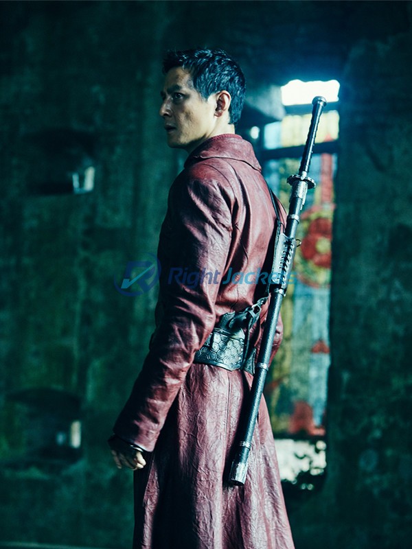 Sunny Daniel Wu in Into the Badlands Brown Leather Long Coat