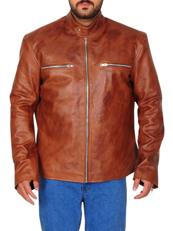 TV Show MacGyver Lucas Till Leather Jacket