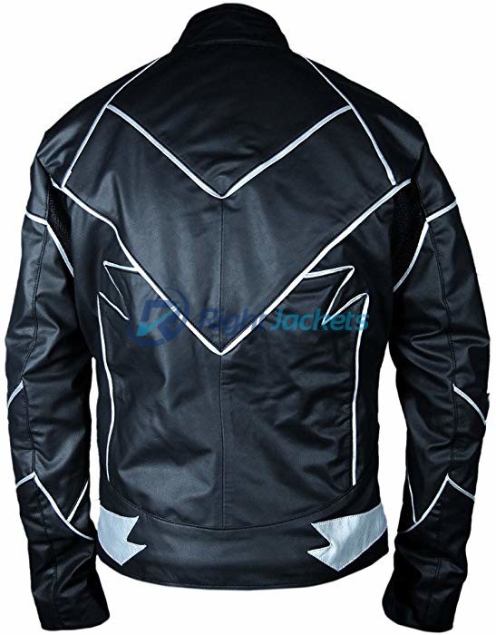 The Flash Teddy series Hunter Zolomon Zoom Black Leather Jacket