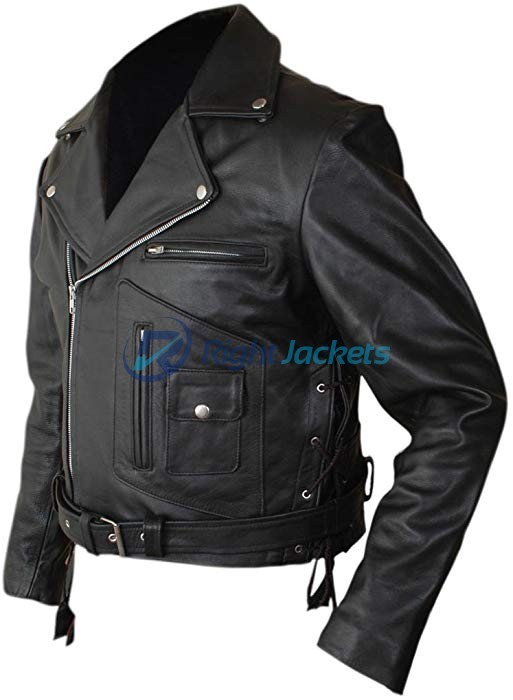 Terminator 2 Judgment Day Arnold Black Faux Leather Jacket