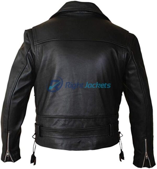 Terminator 2 Judgment Day Arnold Black Faux Leather Jacket
