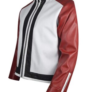 Terry Bogard King of Fighters Game Rock Howard Red White Leather Jacket