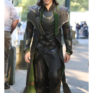 The Avengers Loki Cosplay Trench Coat
