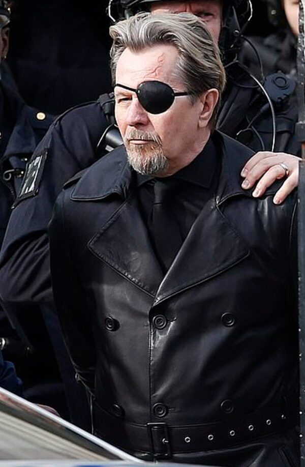 The Courier Gary Oldman Black Trench Coats