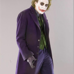 The Dark Knight Heath Ledger Purple Joker Coat