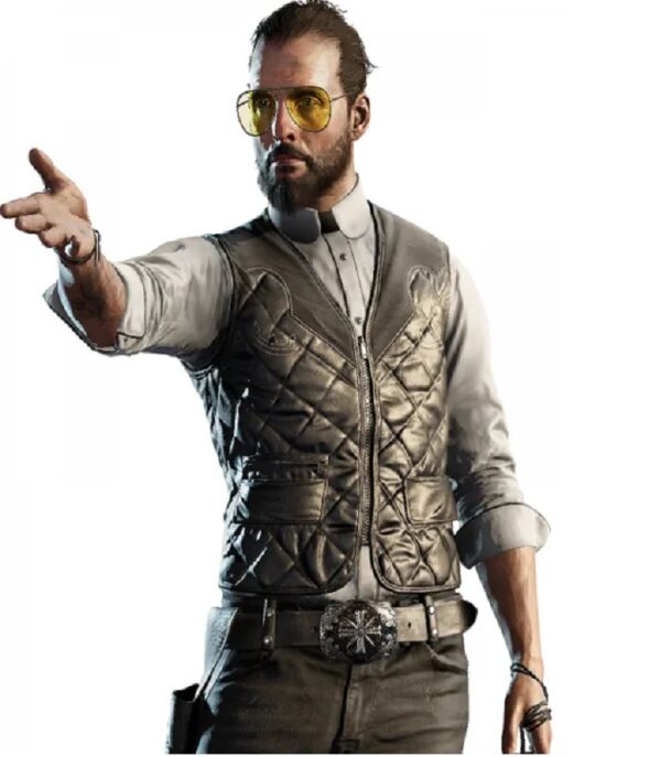 The Father Seed Far Cry 5 Joseph Leather Vest