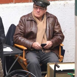 The Irishman Frank Brown Leather Jacket