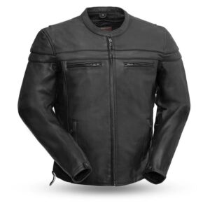 The Maverick Black Motorcycle Leather Jacket