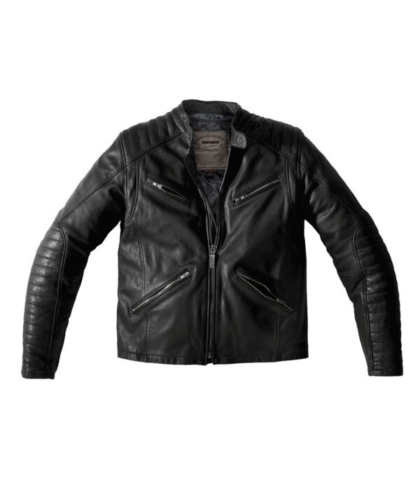 The Spidi Metal Black Leather Jacket