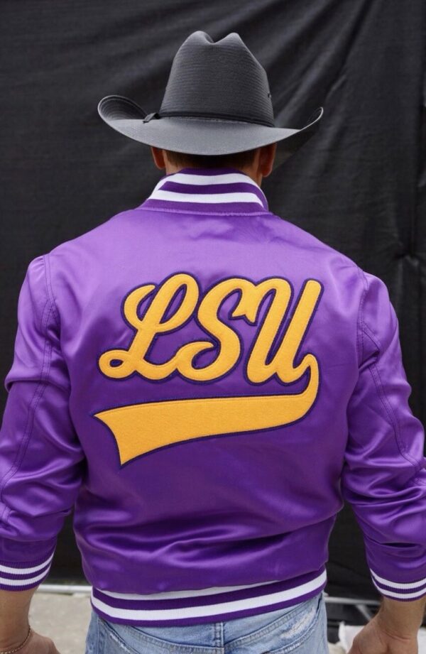 Tim McGraw LSU Football Purple Jacket