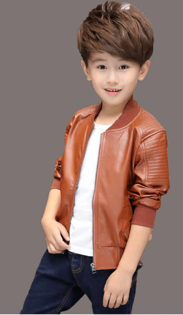 Toddler Boy Faux Leather Jackets