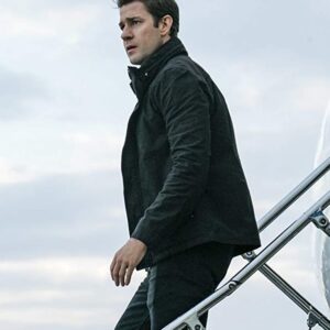 Tom Clancys Jack Ryan Black Cotton John Krasinski Jacket