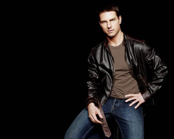Tom Cruise Pure Dark Brown Leather Jacket