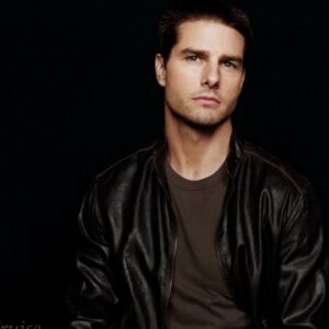 Tom Cruise Pure Dark Brown Leather Jacket