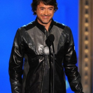 Tony Stark Avengers Age Of Ultron Black Leather Jacket