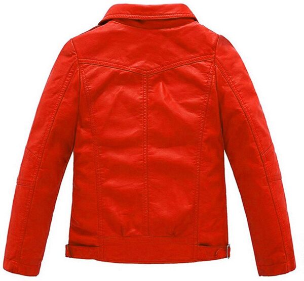 Trango Red Girls Kids Todller Leather Jackets