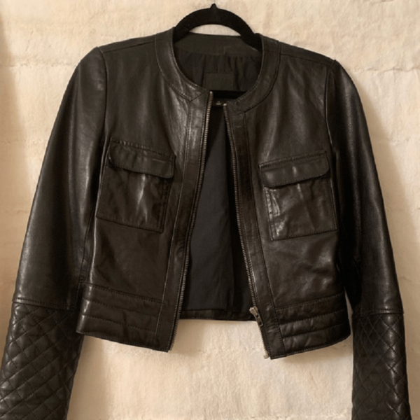 Trouve Black Leather Jacket