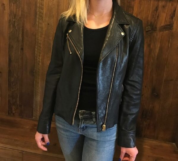 Truth and Pride Moto Leather Jacket