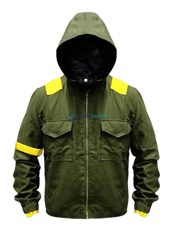 Mens Twenty One 21 Stylish Cotton Hoodie Pilots Green Jacket