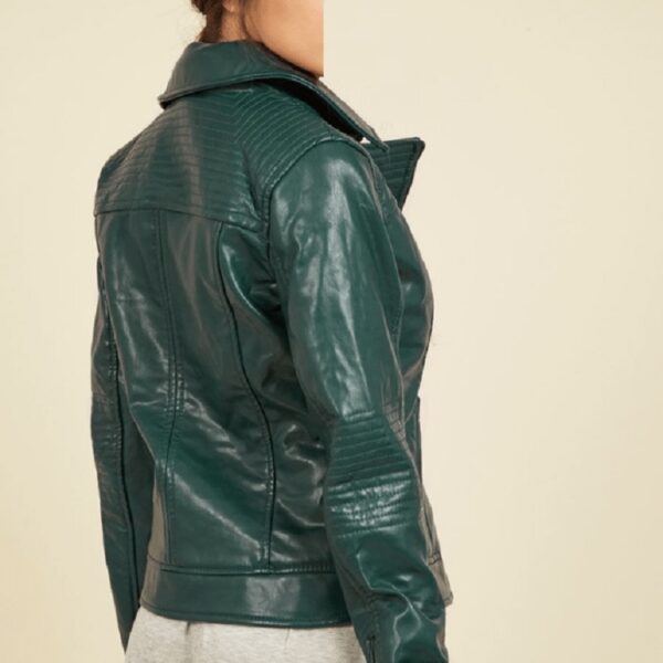 Hunter Green Leather Jacket