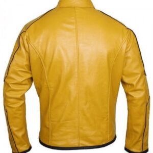 Mustard Yellow Leather Jacket