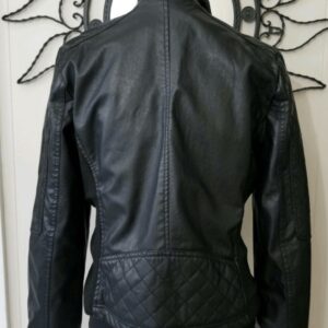 Therapy By Lane Crawford Motorcycle Black Leather Jacket
