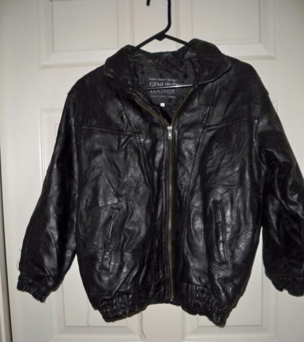 Mens Fashion Navarre Black Leather Jacket