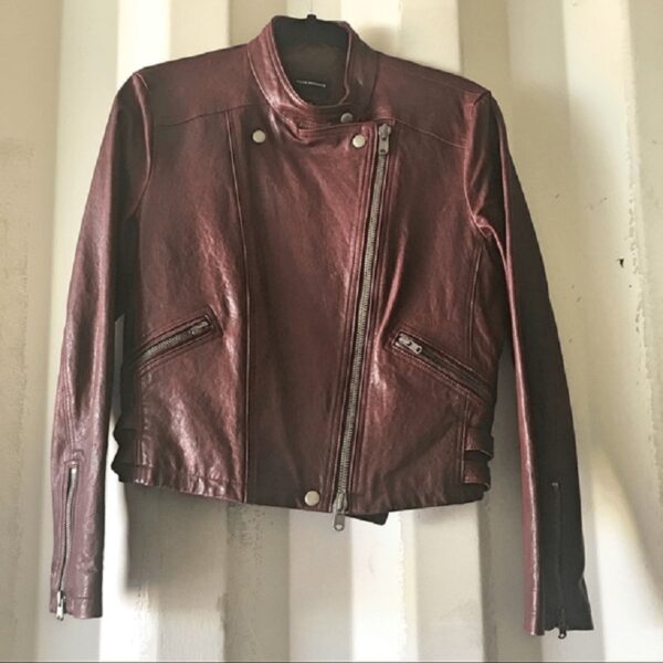 Rowlen Club Monaco Faux Leather Jacket